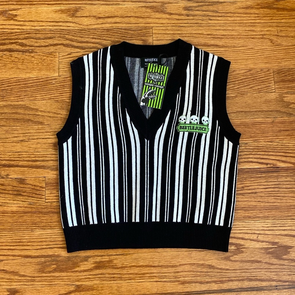 Halloween Beetle juice vest